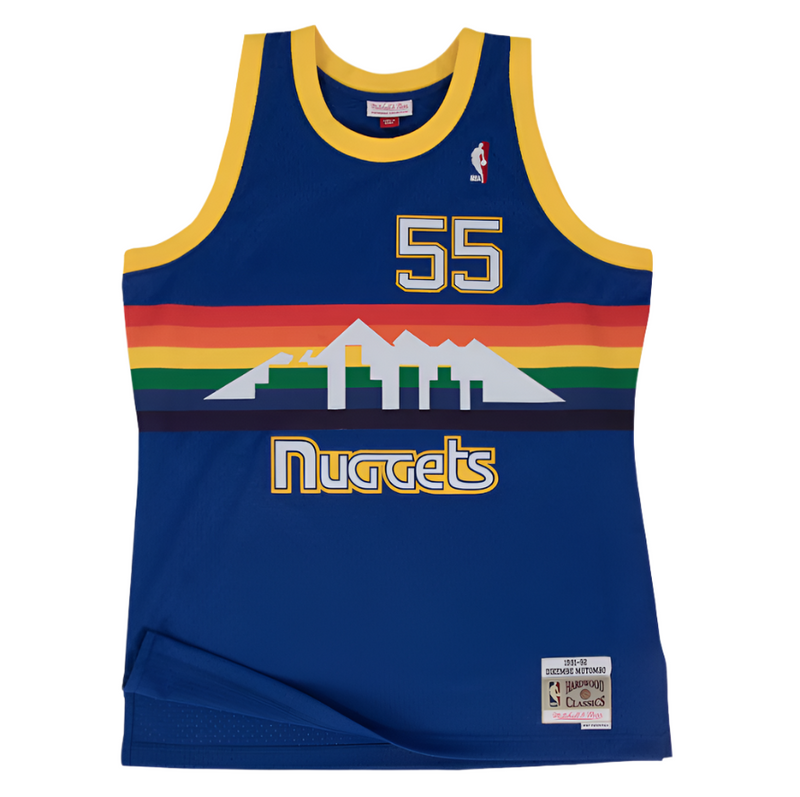 M&N Dikembe Mutombo HWC Swingman Road Jersey (Denver Nuggets 1991/92)