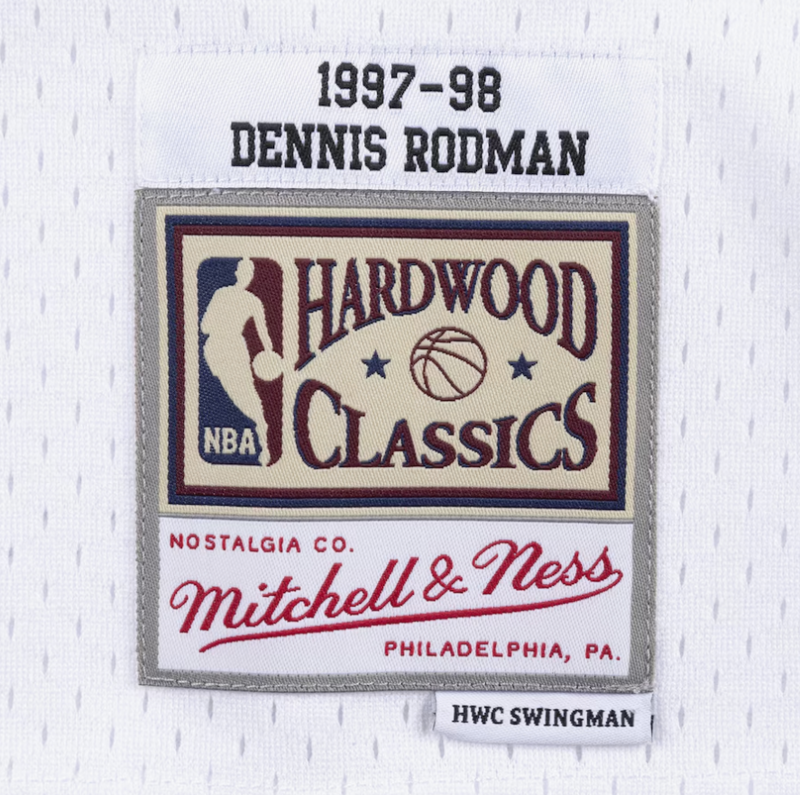 M&N Dennis Rodman HWC Swingman Home Jersey (Chicago Bulls 1997/98)