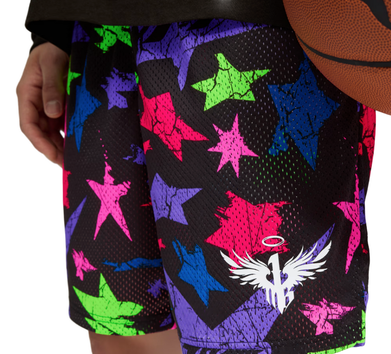 Puma LaMelo Star Vision AOP 7" Shorts (Black) 63236_01