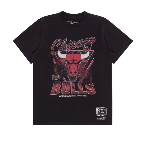 Youth M&N Trigon Tee - Chicago Bulls