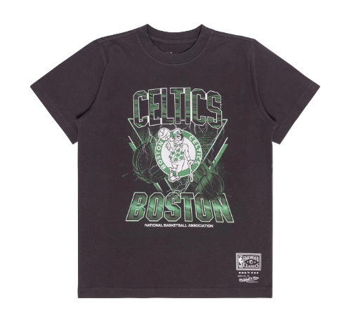 Youth M&N Trigon Tee - Boston Celtics