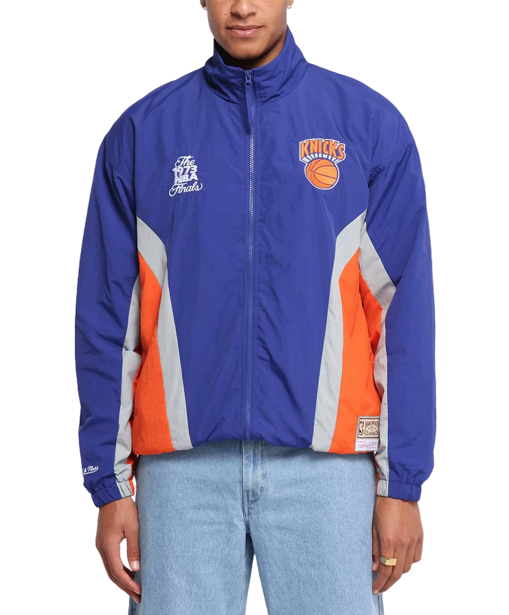M&N New York Knicks Nylon Track Jacket