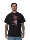 M&N Aerial Tee Bulls Vs Pacers NBA (Faded Black)