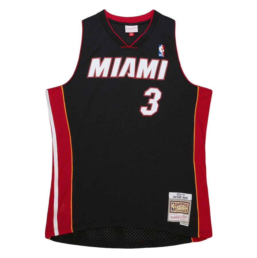 M&N Dwyane Wade HWC Swingman Road Jersey (Miami Heat 2012/13)