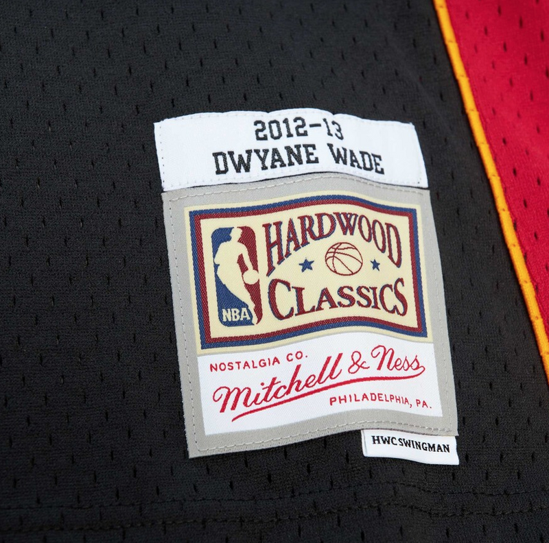 M&N Dwyane Wade HWC Swingman Road Jersey (Miami Heat 2012/13)