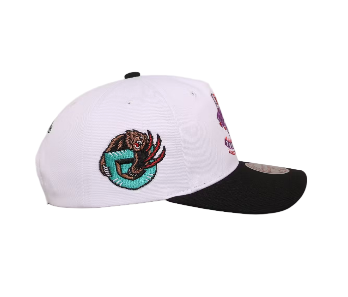 M&N 1995 NBA Draft Origins Raptors & Grizzlies Snapback (White/Black)