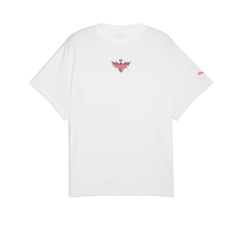 Puma x Melo Alwayz on 1 Tee (White/Sunstruck)  630755_05