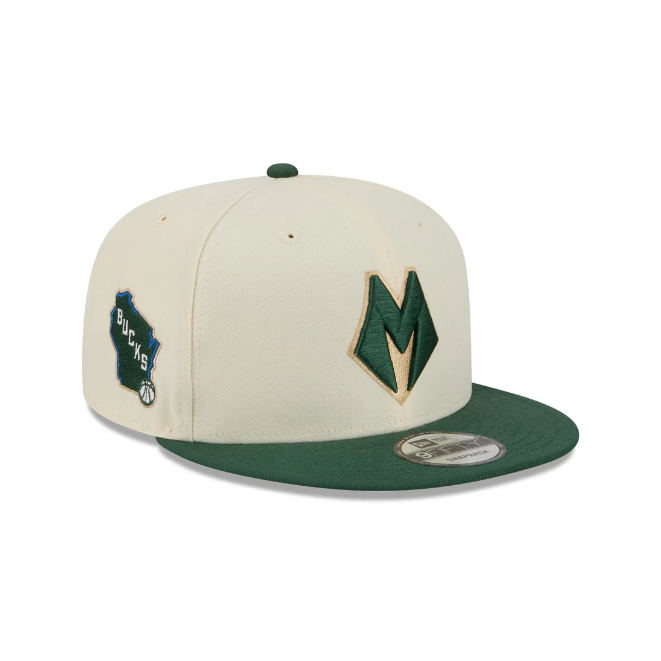New Era 950 NBA City Edition 25/26 Snapback - Milwaukee Bucks