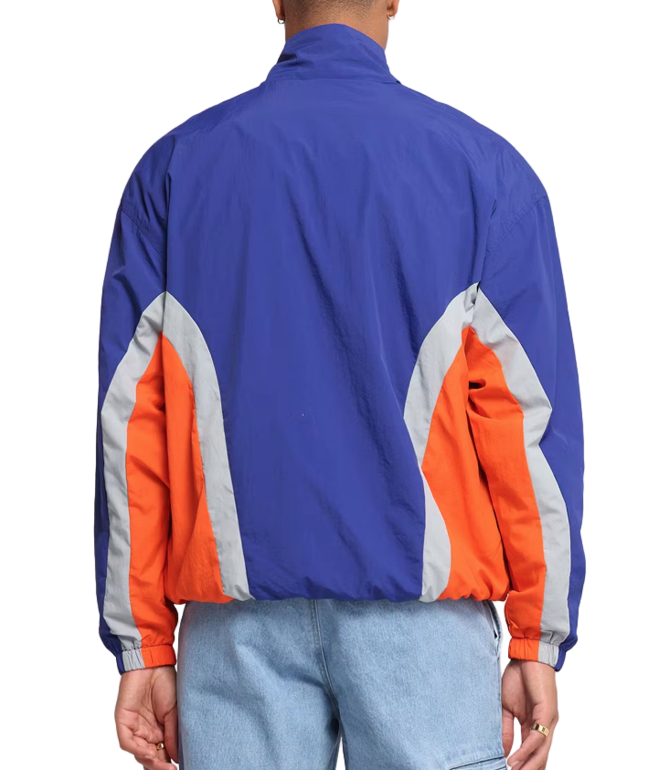 M&N New York Knicks Nylon Track Jacket