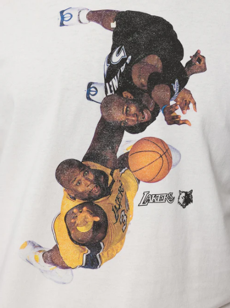 M&N Aerial Tee Lakers VS Timberwolves NBA (Egret)