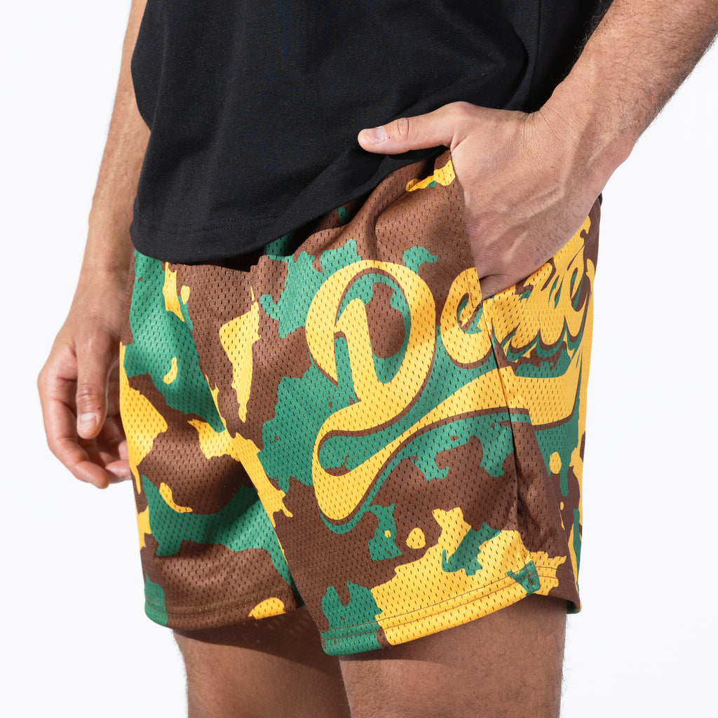 Deuce Mesh Shorts - Vintage Camo