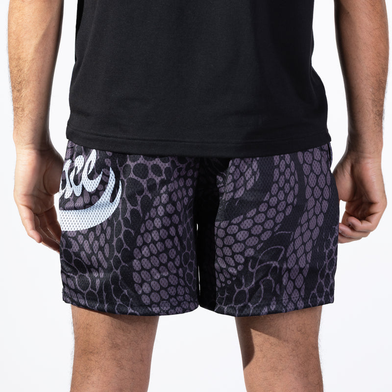 Deuce Mesh Shorts - Black Mamba