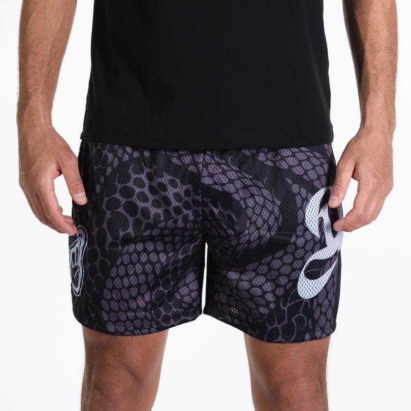 Deuce Mesh Shorts - Black Mamba