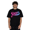 Deuce Cursive Statement Tee - Miami Vice