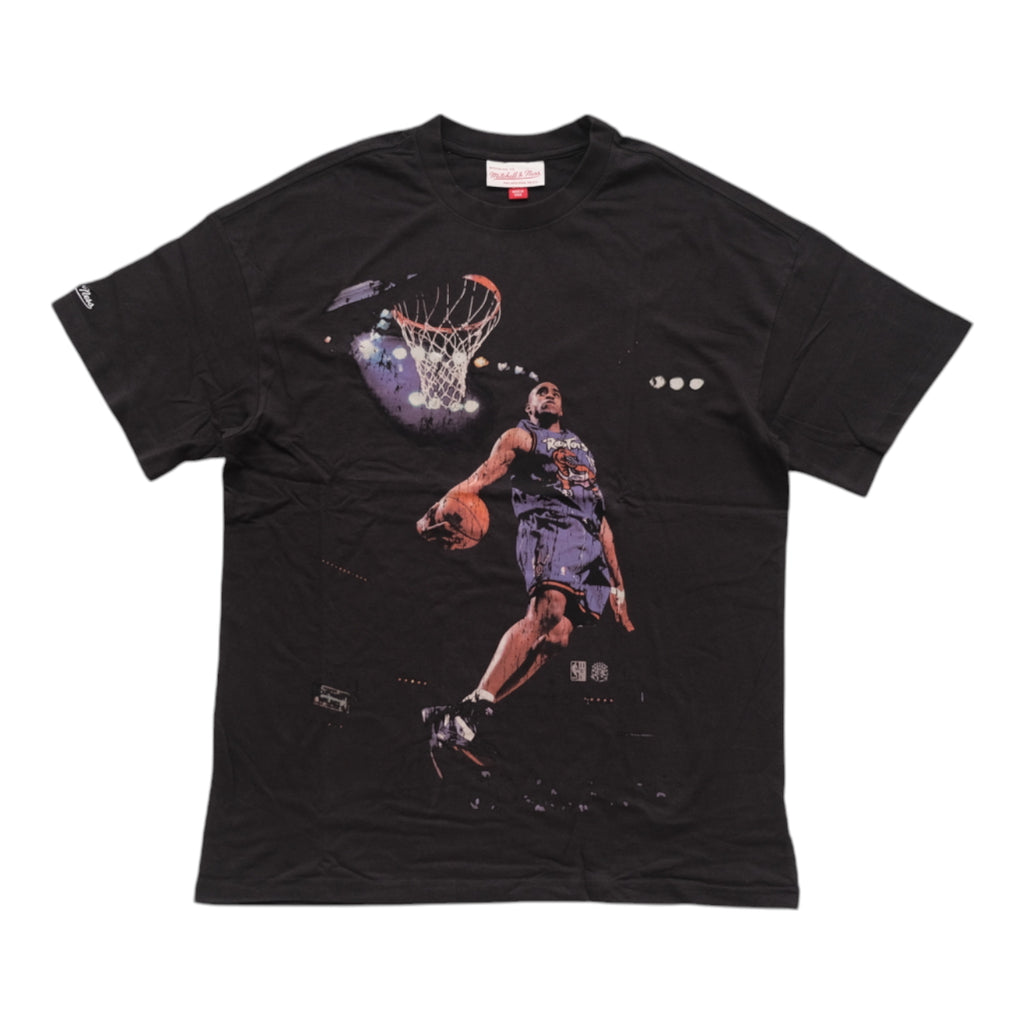 M&N Vince "Vinsanity" Carter Stats Tee (Faded Black)