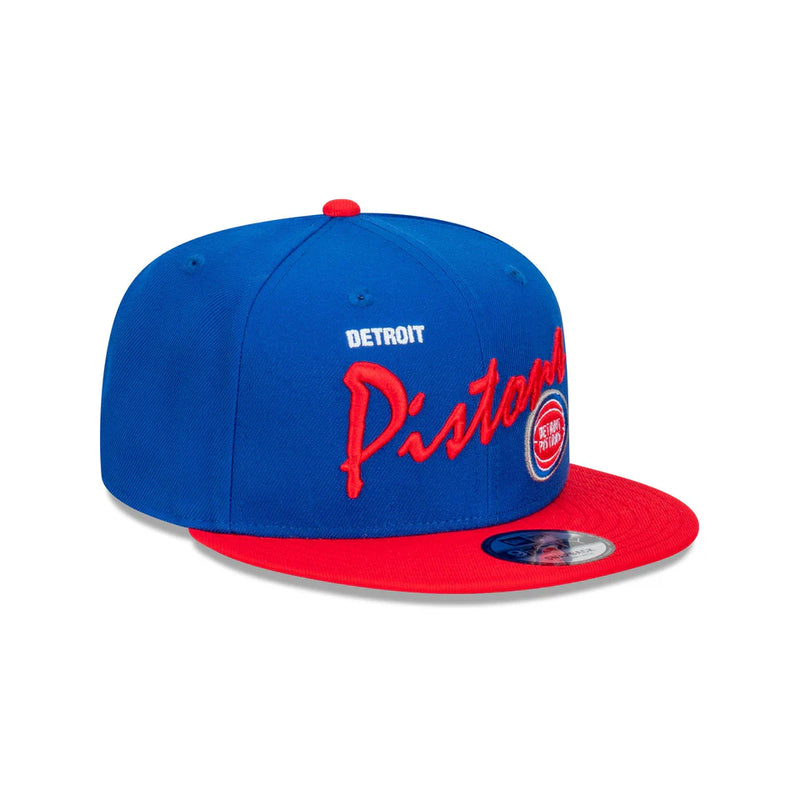 New Era 950 Vintage Script Snapback - Detroit Pistons