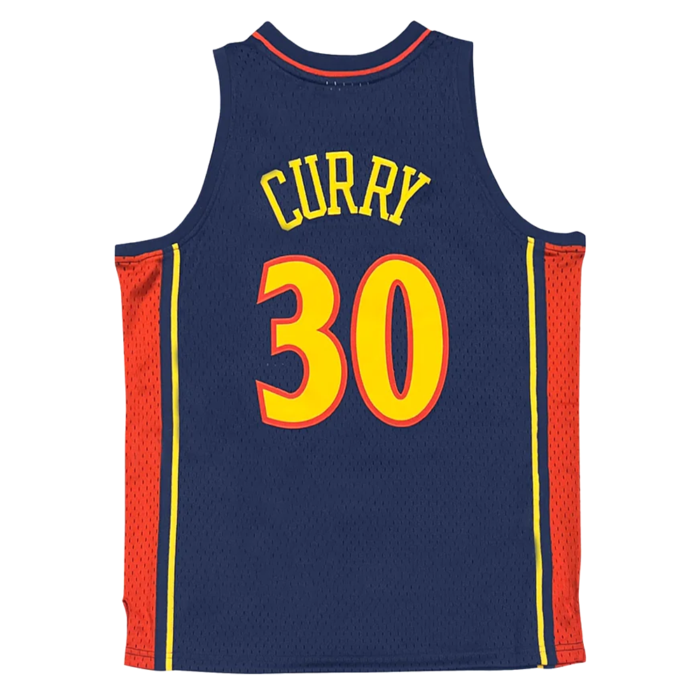 Youth M&N Steph Curry HWC Swingman Jersey - Golden State Warriors