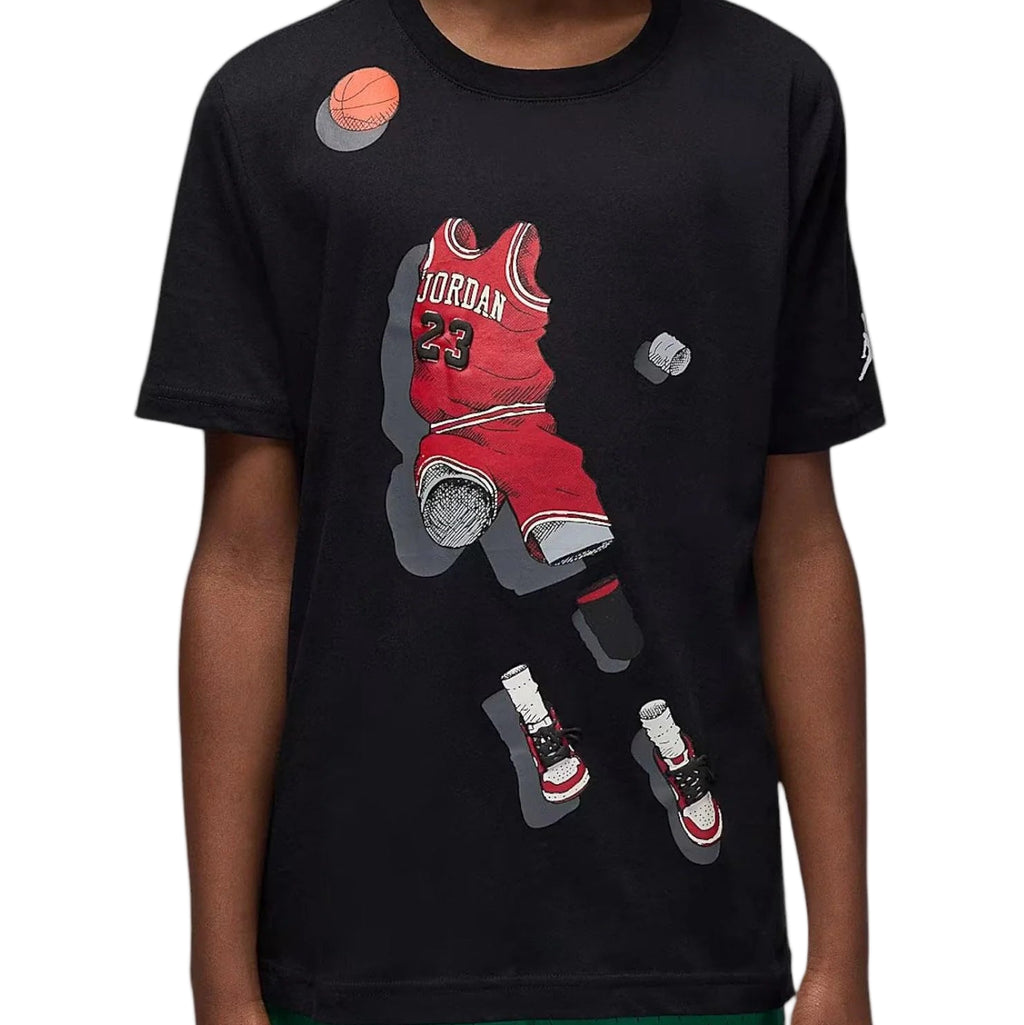 Youth Jordan Ghost Man Tee (Black) 95F159 023