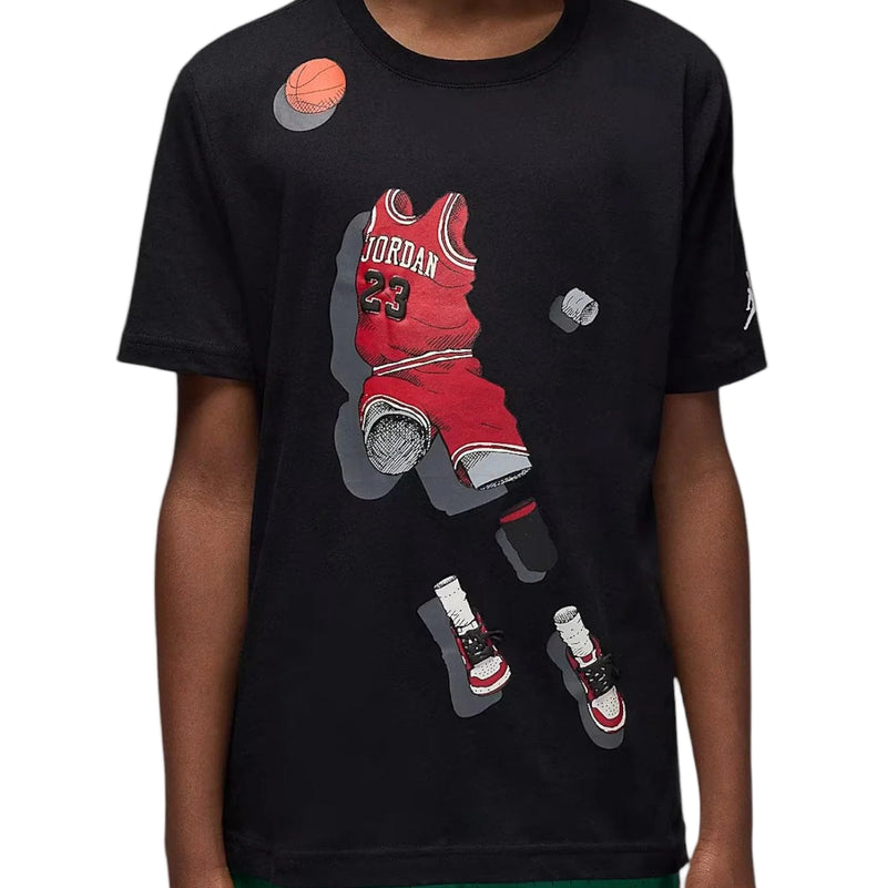 Youth Jordan Ghost Man Tee (Black) 95F159 023