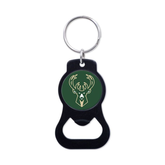 Wincraft Bottle Opener Key Ring - Milwaukee Bucks (Black)