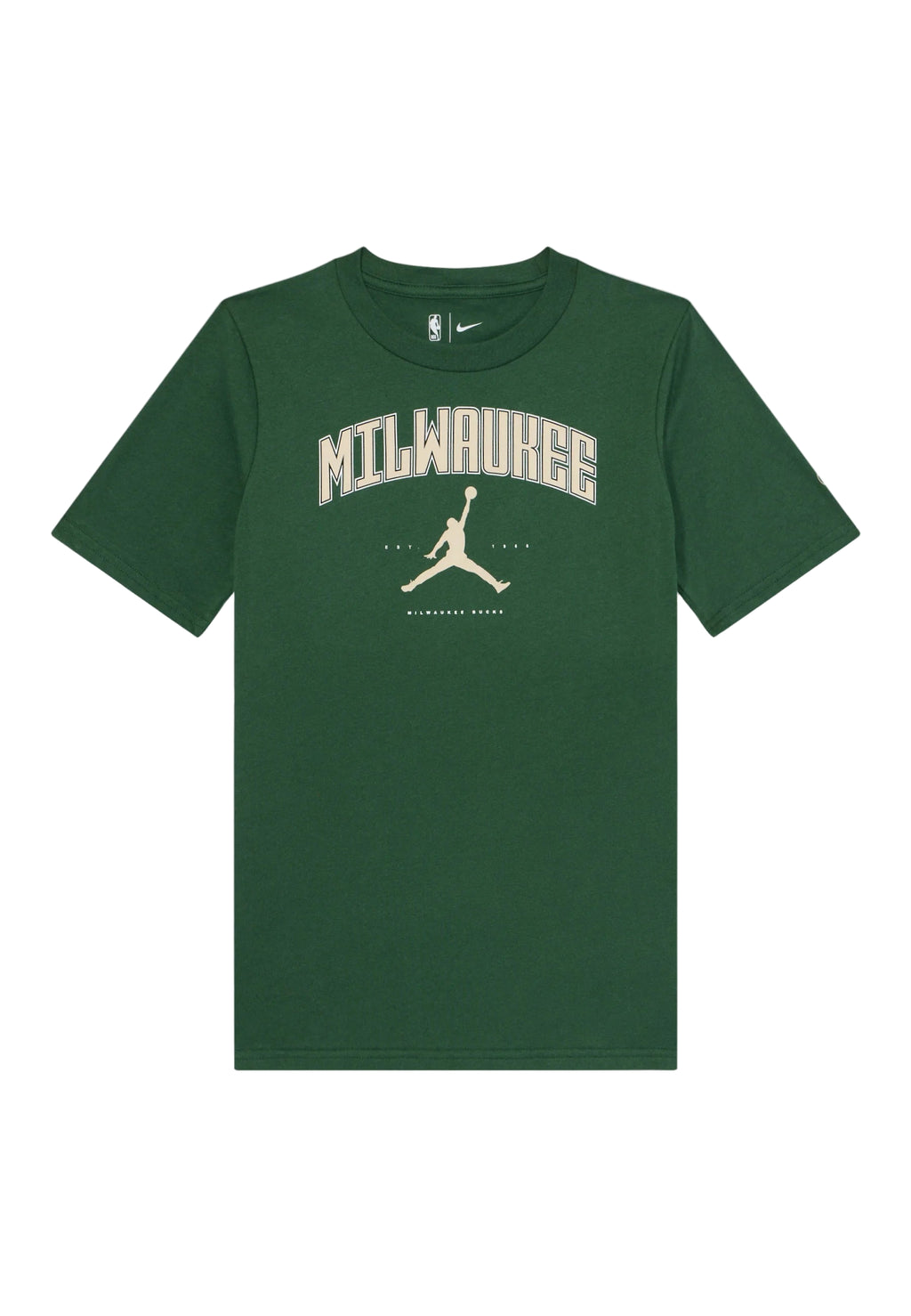 Youth Jordan NBA City Name Tee - Milwaukee Bucks