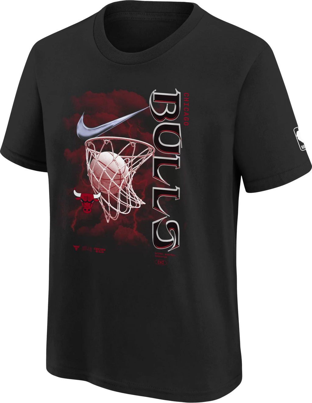 Youth Nike Court Side City Edition Graphic T-Shirt - Chicago Bulls
