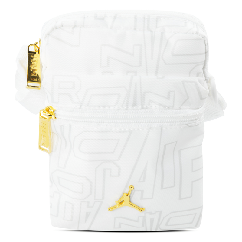 Youth Jordan Festival Crossbody Bag - White/Gold