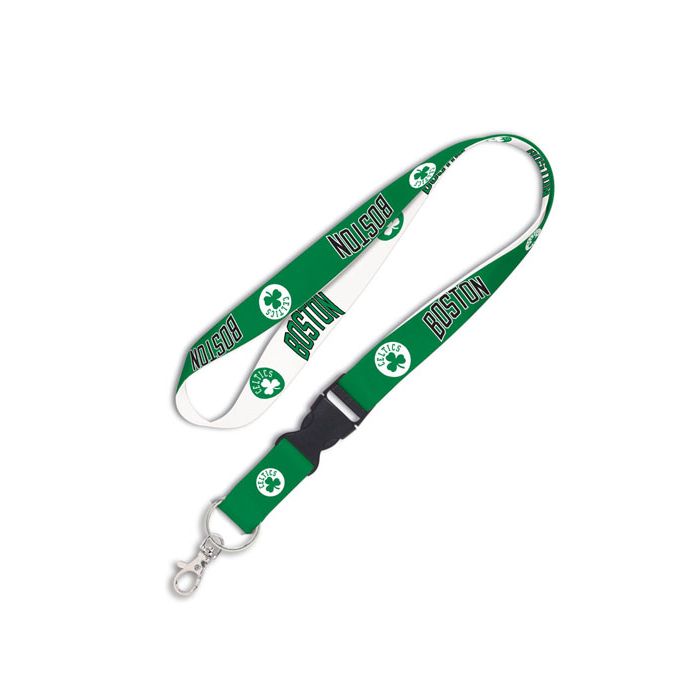 Wincraft Boston Celtics Lanyard W/Detachable Buckle 1” (Boston/Script Green/White)