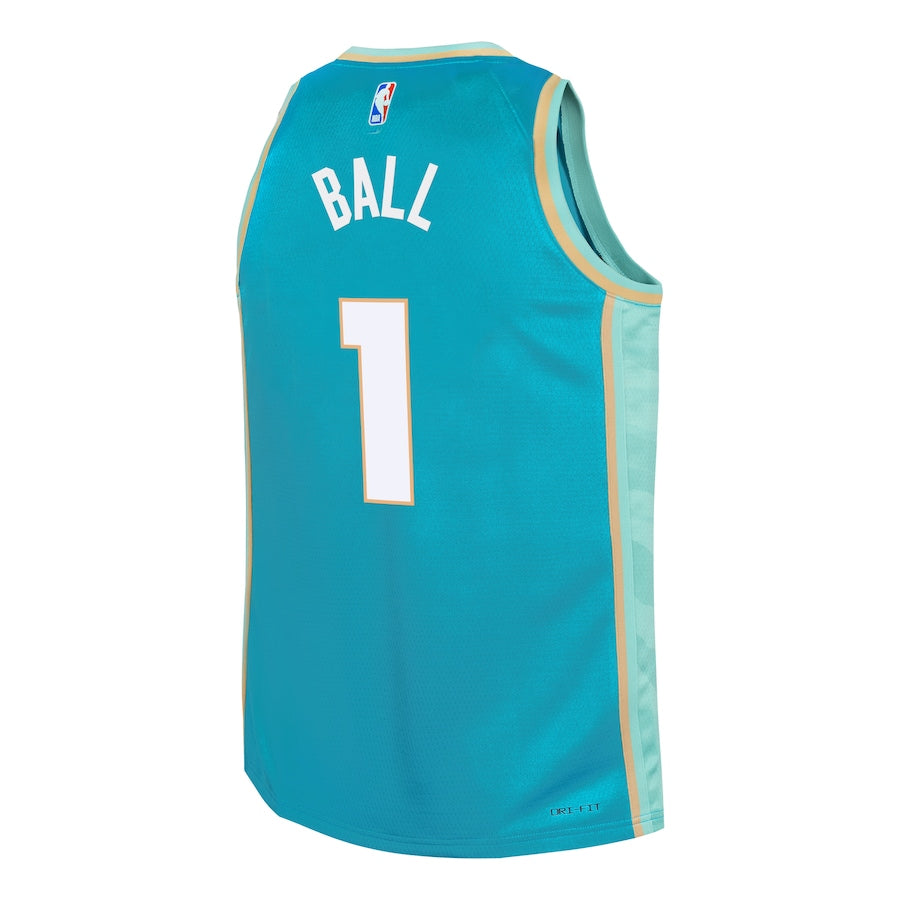 Youth Jordan LaMelo Ball City Edition Swingman Jersey - Charlotte Hornets