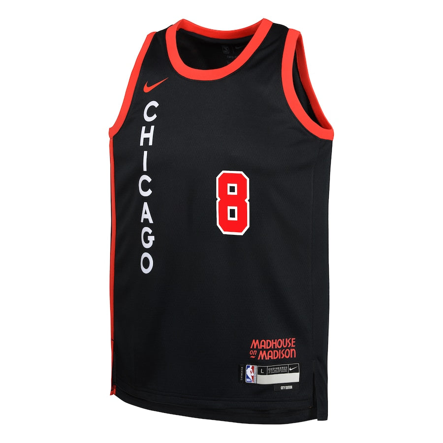 Youth Nike Zach LaVine City Edition Swingman Jersey - Chicago Bulls