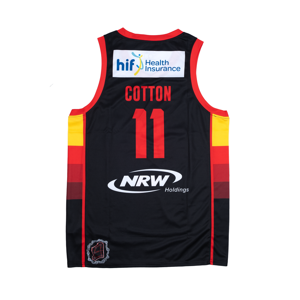 Perth Wildcats 23/24 Away Replica Jersey - Bryce Cotton (Black)