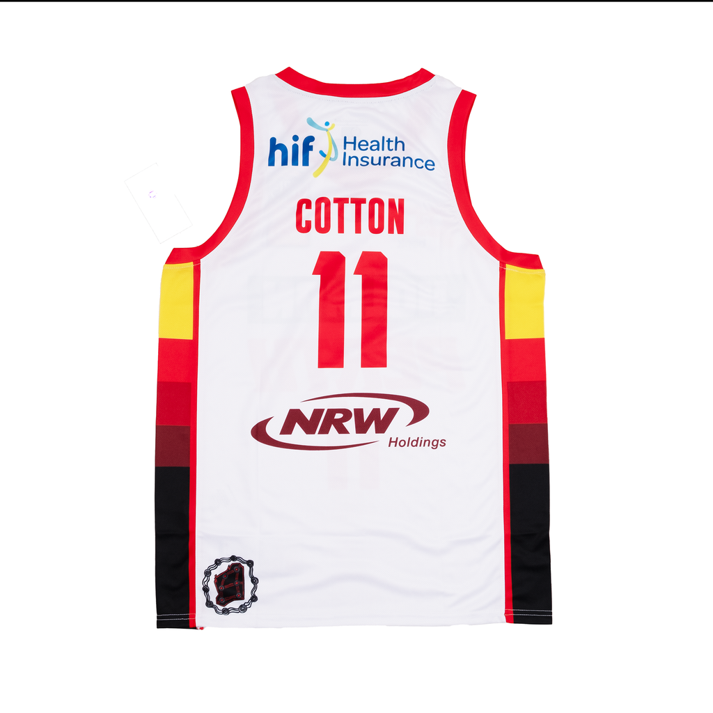 Perth Wildcats 23/24 Alt Replica Jersey - Bryce Cotton (White)