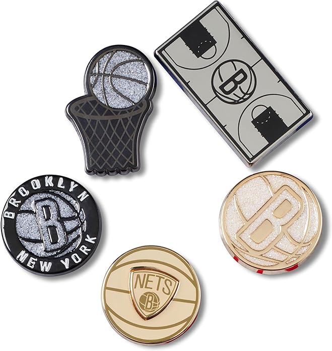Crocs NBA Jibbitz Jewellery 5 PACK