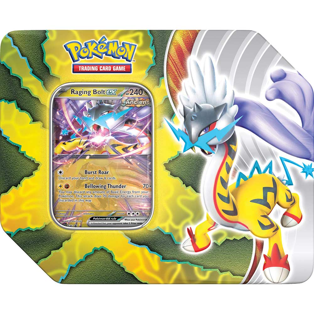 Pokemon TCG Paradox Destinies Tin (One tin selected at random)
