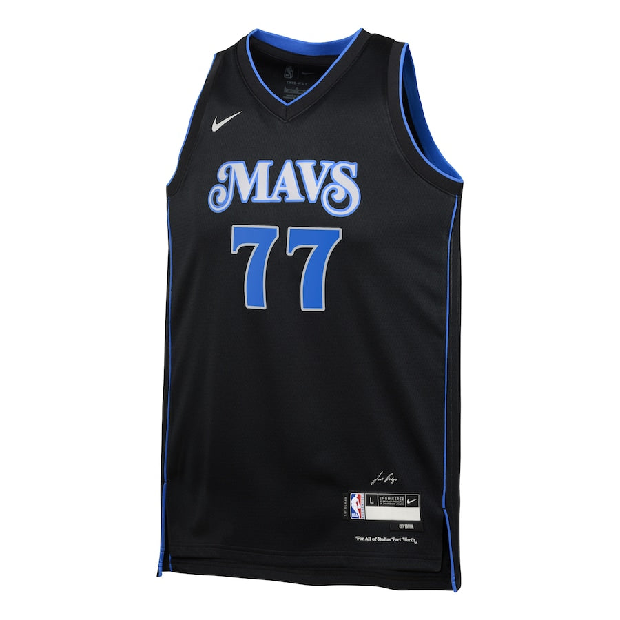 Youth Nike Luka Doncic City Edition Swingman Jersey - Dallas Mavericks