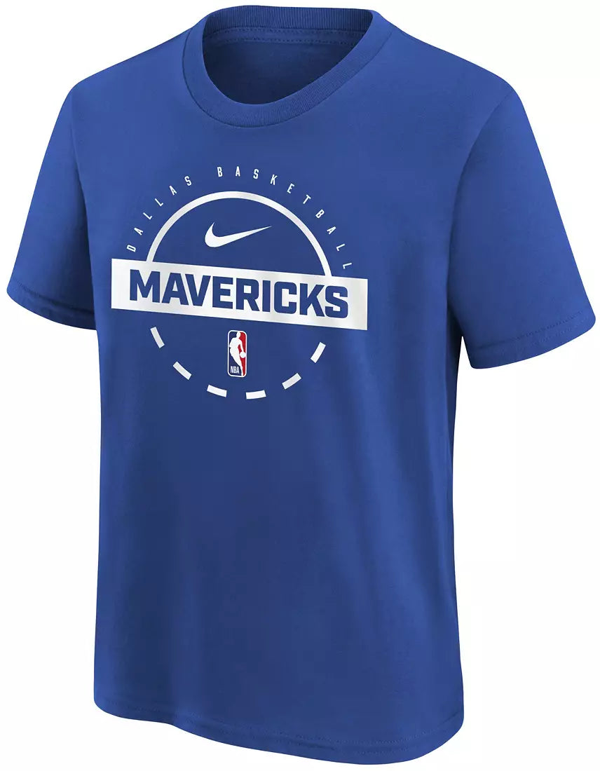 Youth Nike NBA Practice Tee - Dallas Mavericks