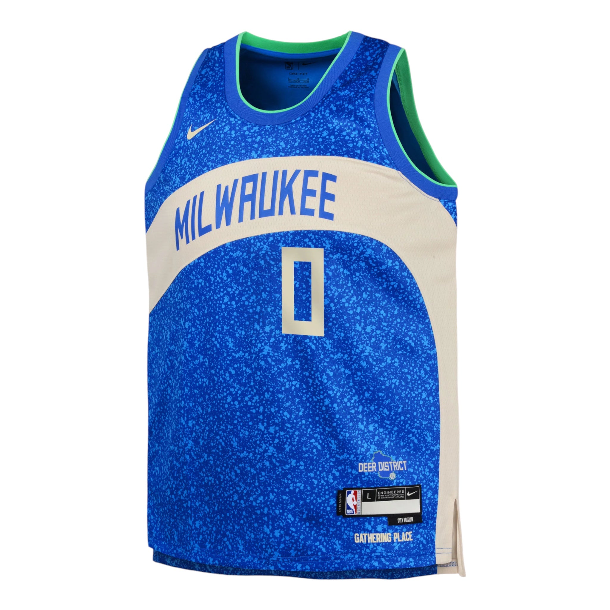 Giannis Jersey Bucks Blue City Jersey Nike NBA Milwaukee Bucks