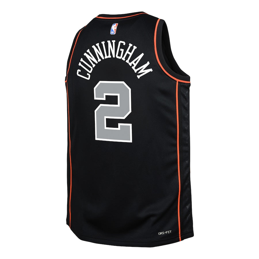 Youth Nike Cade Cunningham City Edition Swingman Jersey - Detroit Pistons