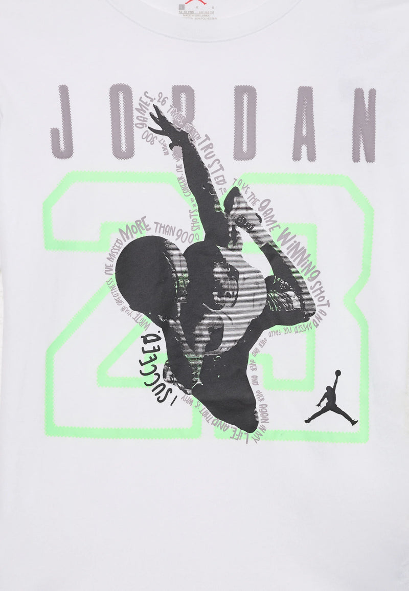 Youth Jordan Future Flight Tee - 95F218 001 (White)