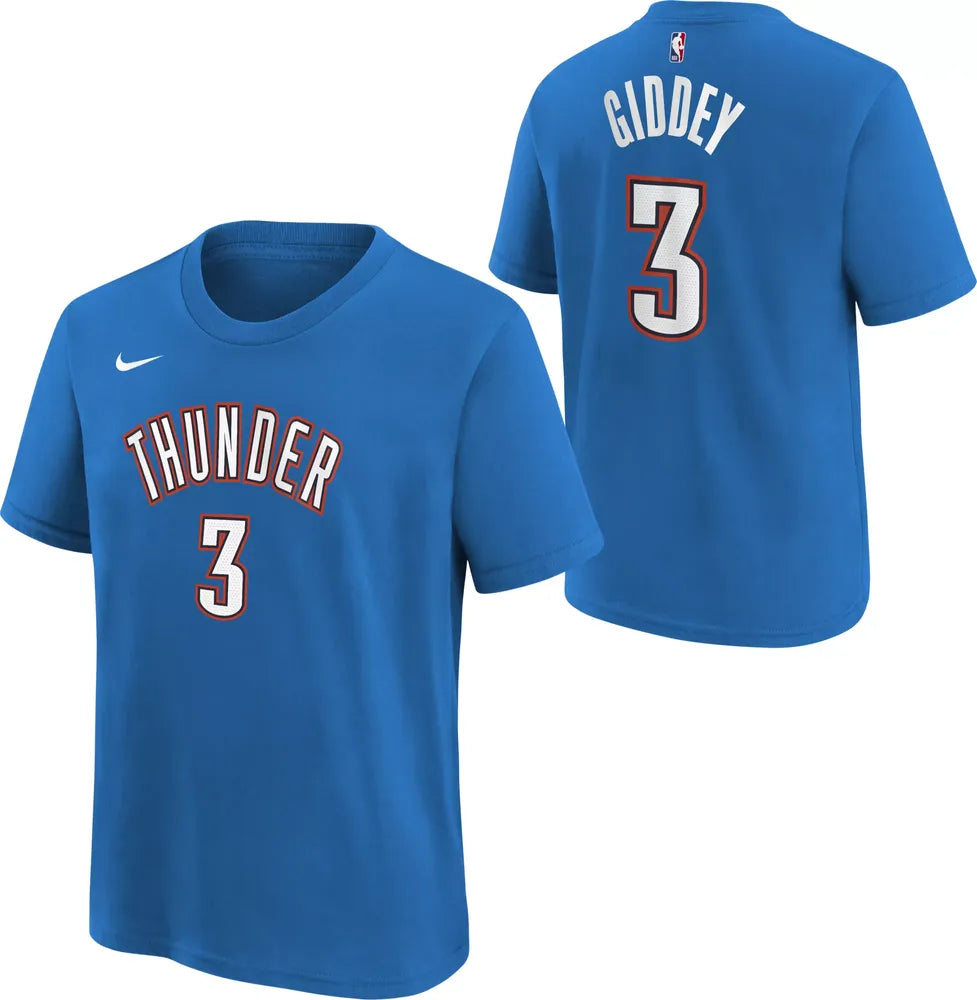 Youth Nike Josh Giddey Icon N&N Tee - Oklahoma City Thunder