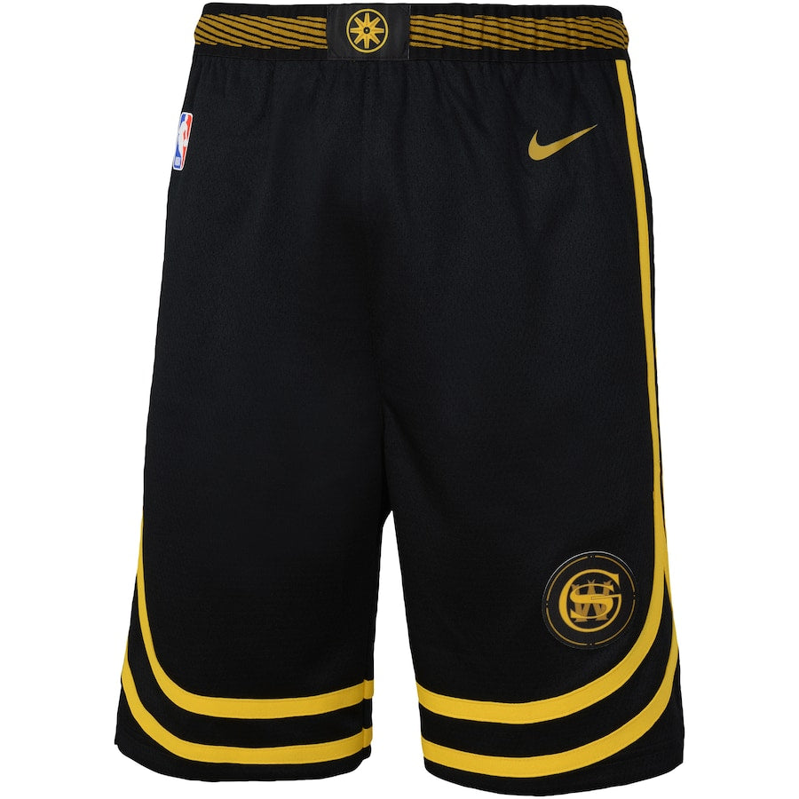 Youth Nike City Edition Swingman Shorts - Golden State Warriors