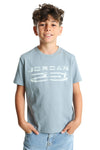 Youth Jordan Sport Logo Tee (Aviator Grey) 95F070 G60