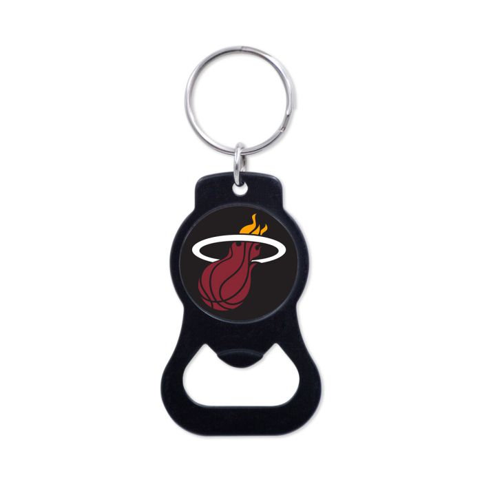 Wincraft Bottle Opener Key Ring - Miami Heat (Black)