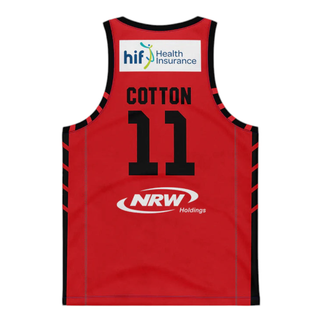 Champion NBL "Hoops Fest" 24/25 Perth Wildcats Jersey - Bryce Cotton (Red)