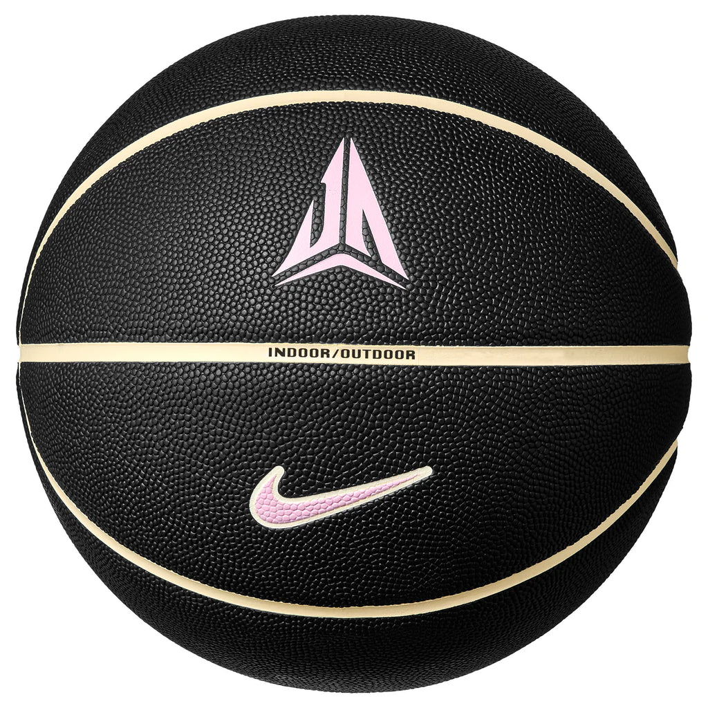 Nike All Court 8P Ja Morant Basketball - Size 7 (Black/Coconut Milk/Pink Foam)