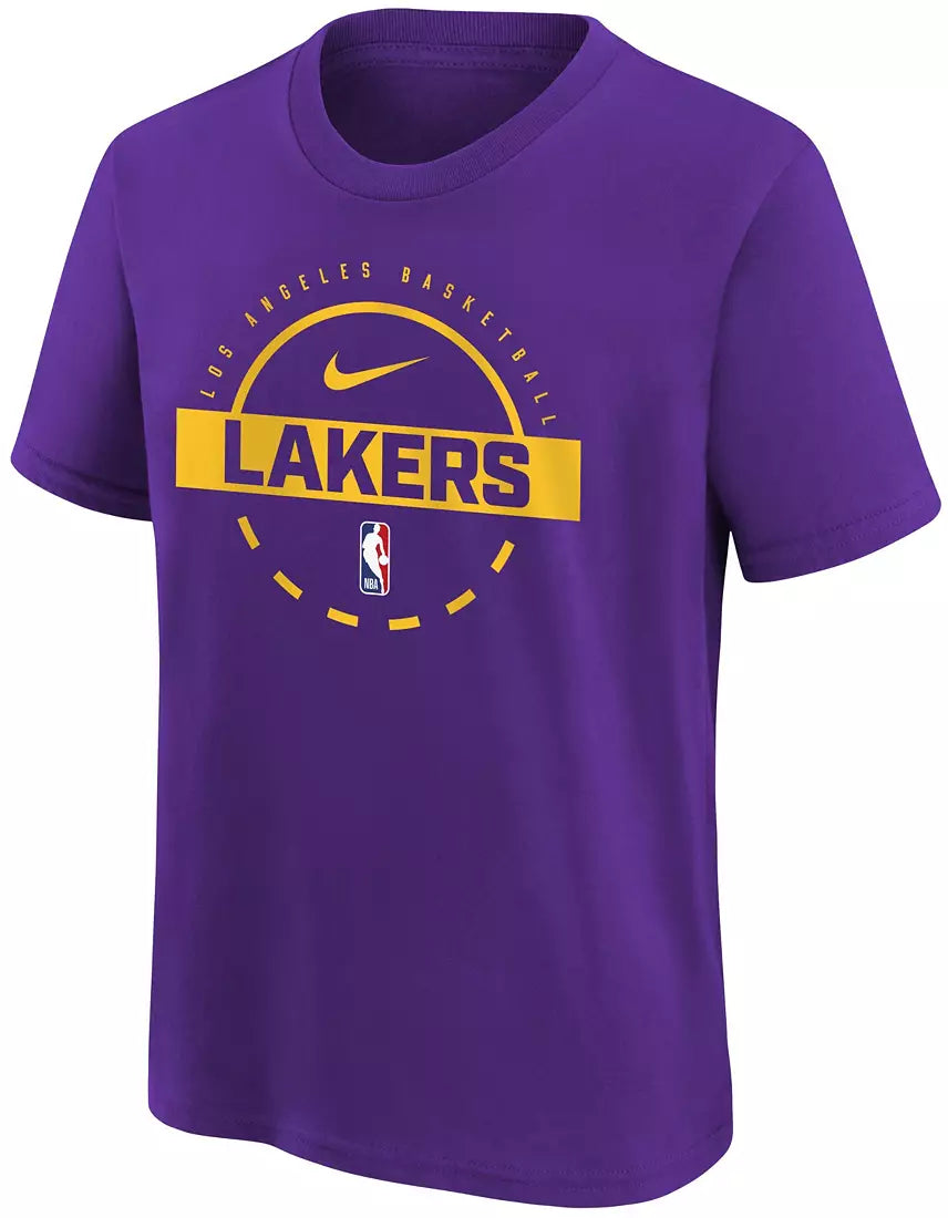 Youth Nike NBA Practice Tee - Los Angeles Lakers