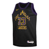 Youth Nike LeBron James City Edition Swingman Jersey - Los Angeles Lakers