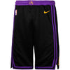 Youth Nike City Edition Swingman Shorts - Los Angeles Lakers
