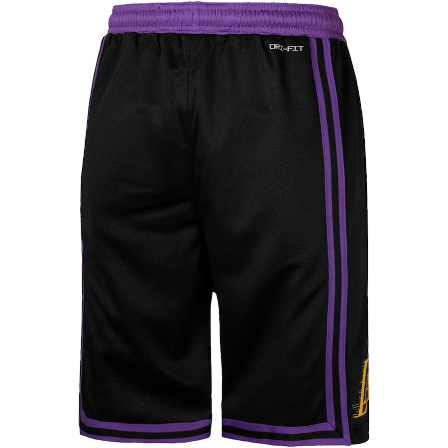 Youth Nike City Edition Swingman Shorts - Los Angeles Lakers