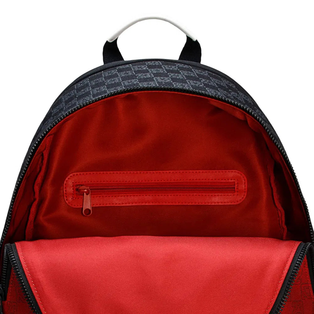 jordan monogram mini backpack red Jordan Varsity Red Monogram Backpack (25L) MA0758 H15 – Hoops Heaven